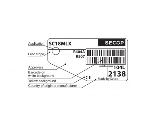 Компрессор Secop SC 18 MLX (R-404) (W при +7,2° 3142Вт) среднетемпературный