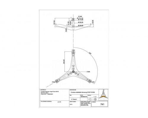 Крестовина барабана для СМ Diamond DC97-15182A