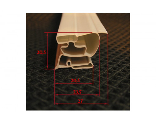 Уплотнитель 1110 * 650 мм для холодильника Daewoo Вид профиля СТ