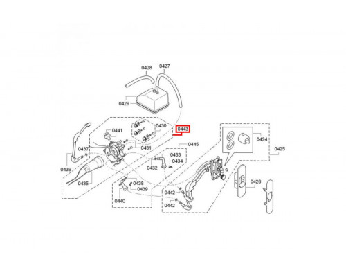 Носик подачи кофе кофеварки DeLonghi FL29301