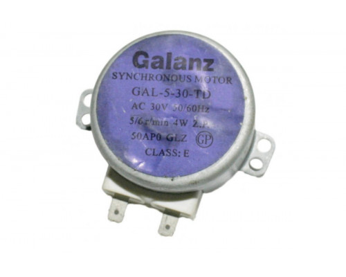 Мотор вращения тарелки СВЧ Galanz GAL-5-30-TD 30V 4W 5/6r/min